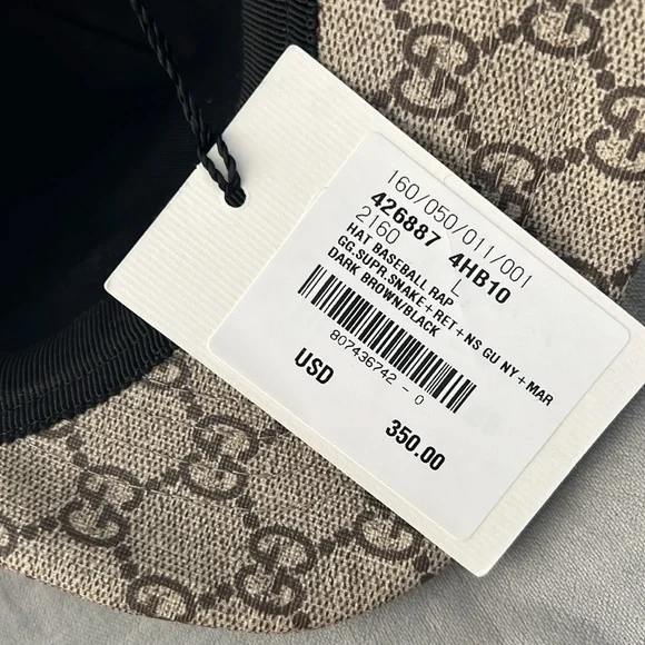 New Gucci hat sz large